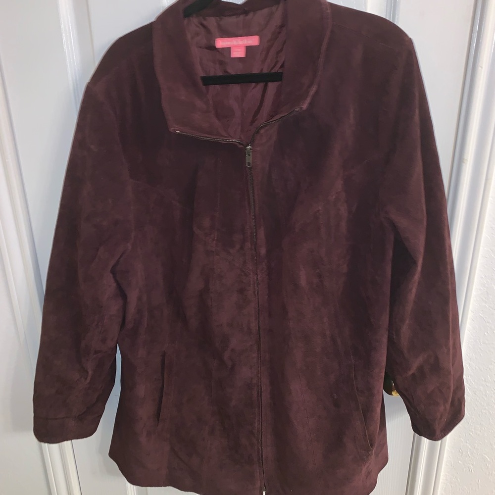 Plus size Suede jacket - Picture 4 of 4